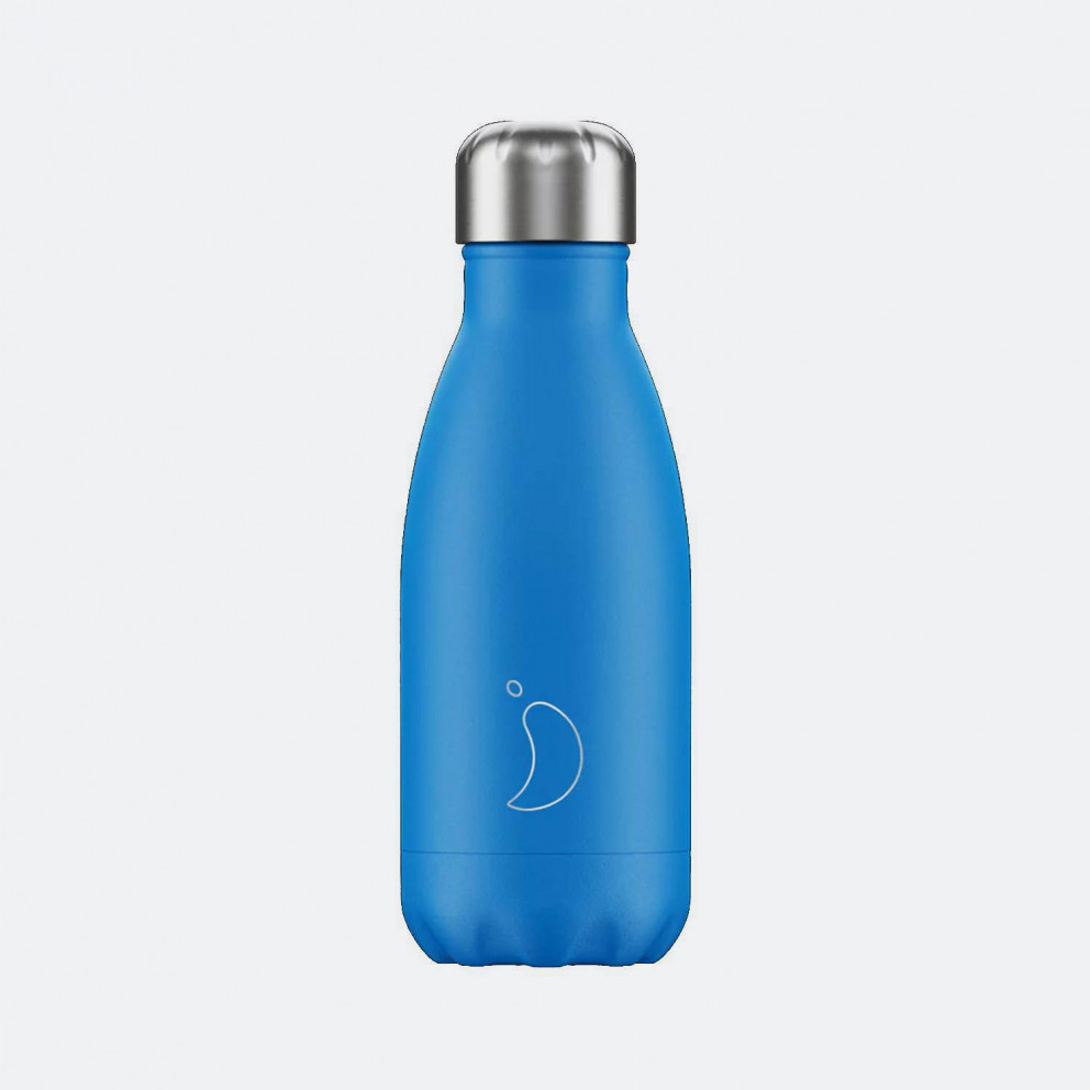 Chilly's Neon Blue Ανοξείδωτο Μπουκάλι Θερμός 260ml