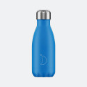 Chilly's Neon Blue Ανοξείδωτο Μπουκάλι Θερμός 260ml