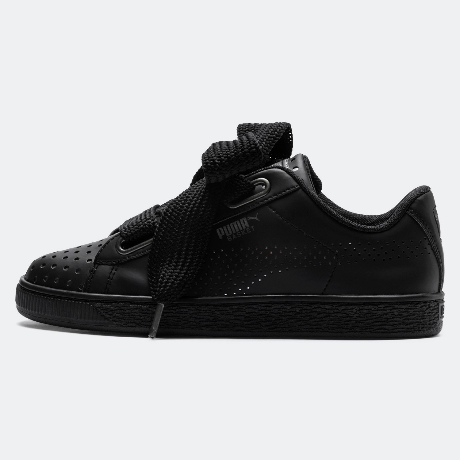 puma basket all black