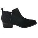 TOMS Blk/blk Suede/wool Wm Deia Botie