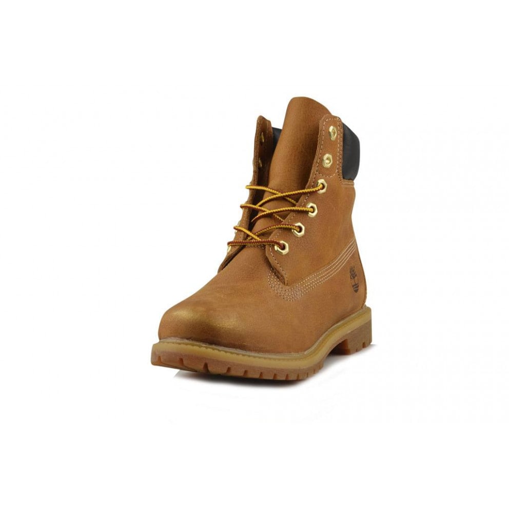 Timberland Af Ek 6In Prem Wht R Wheat