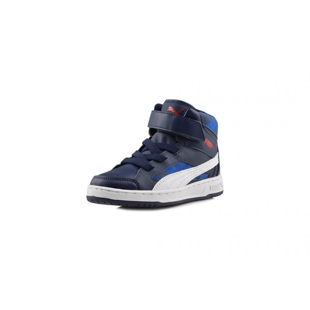 Puma Rebound V2 Hi Camo V Kids