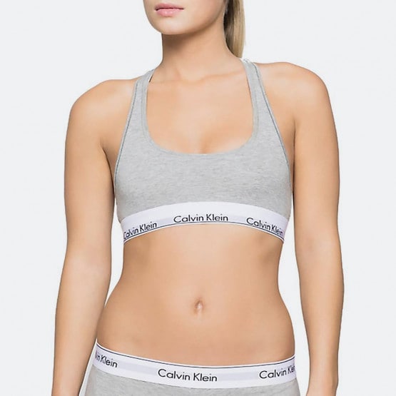 Grey Calvin Klein Underwear Modern Cotton Bralette JD Sports