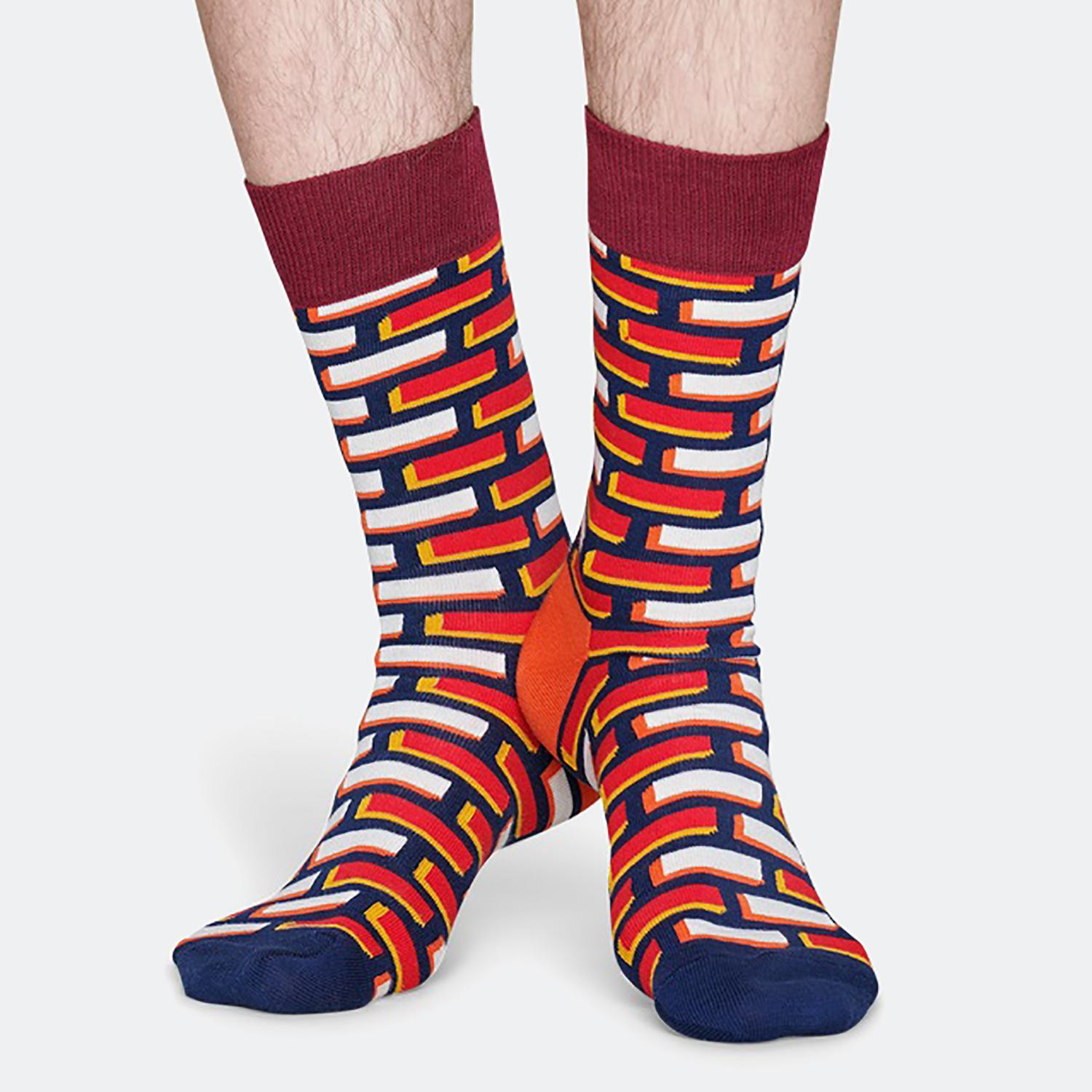 Happy Socks Brick Sock – Unisex Κάλτσες (9000041018_2074)