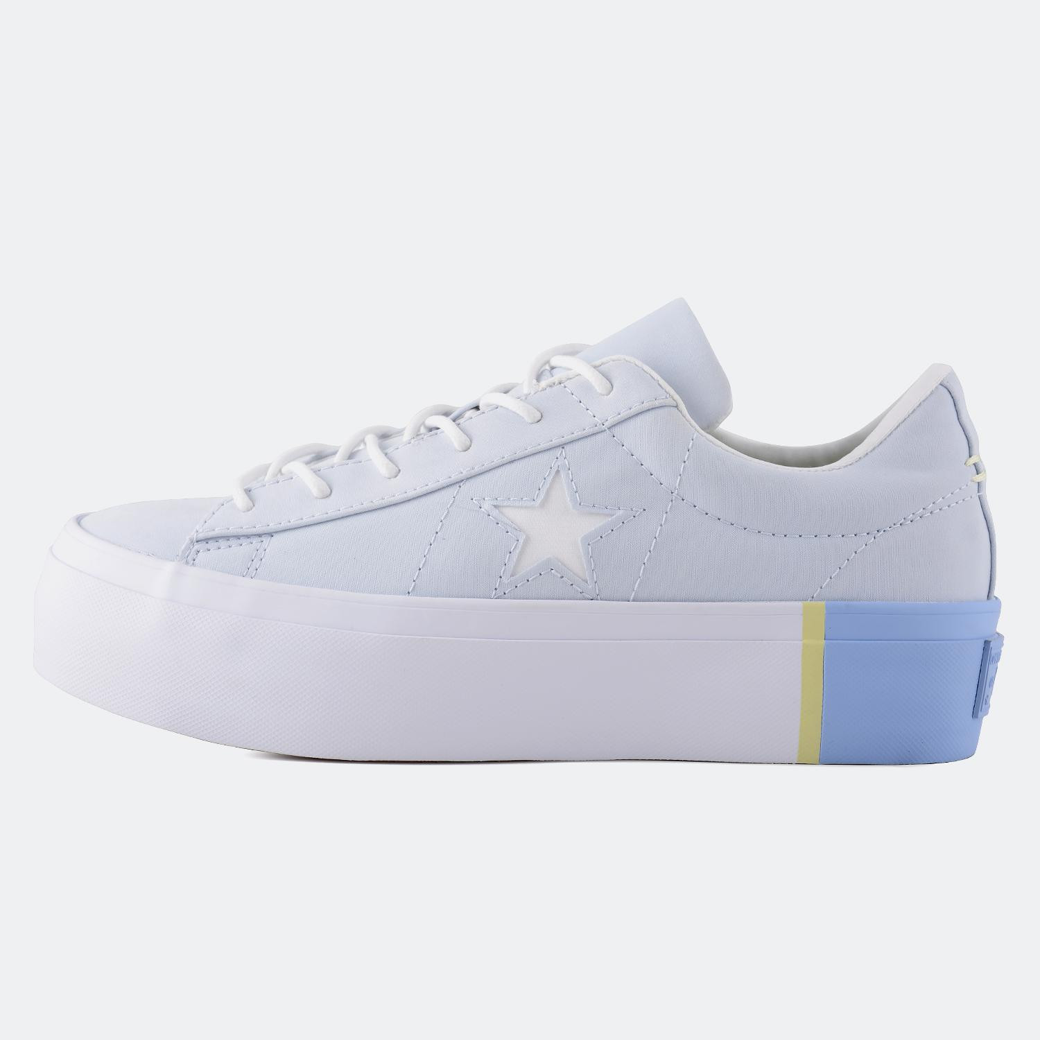 converse one star platform blue