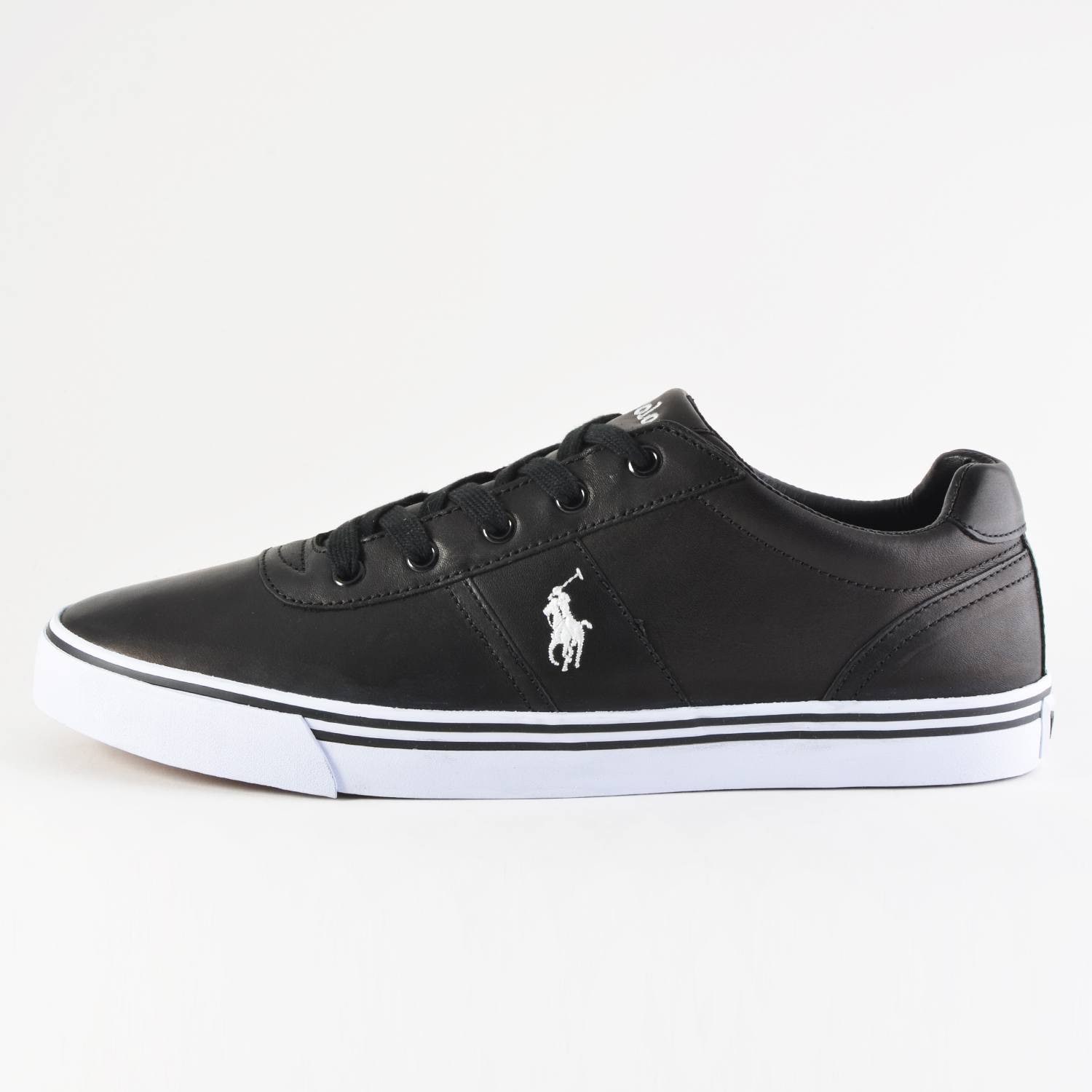 Polo ralph lauren shoes black on sale