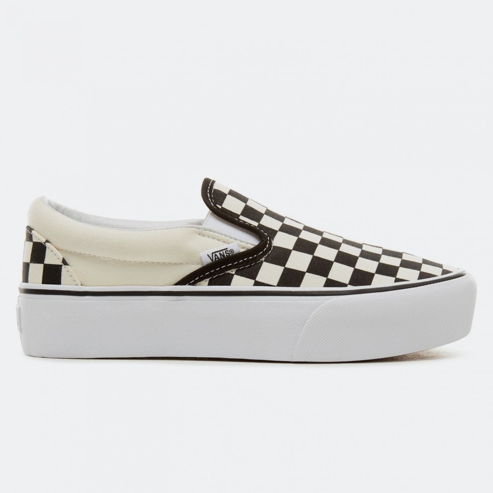 Vans Checkerboard Classic Slip-On Women's  Platform Shoes