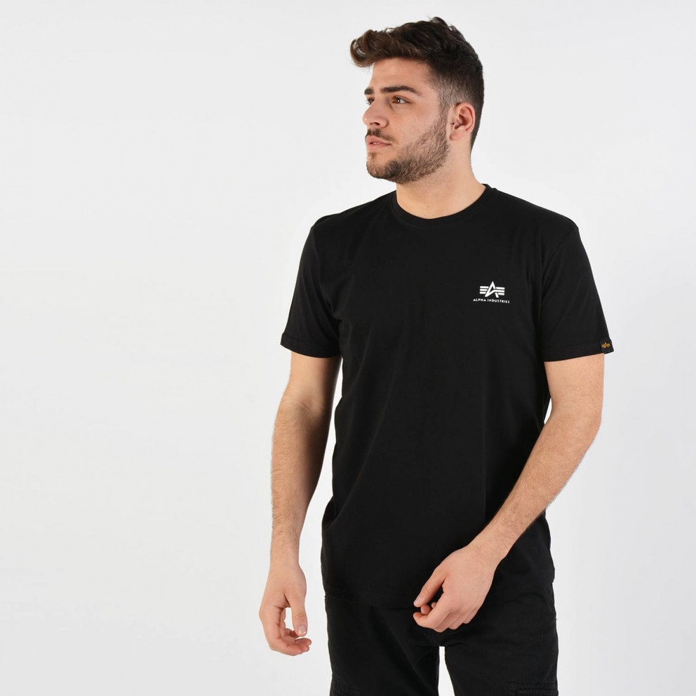 River Island Blue T-Shirt - Alpha Industries Men's Basic Small Logo T -  shirt Black 188505/03