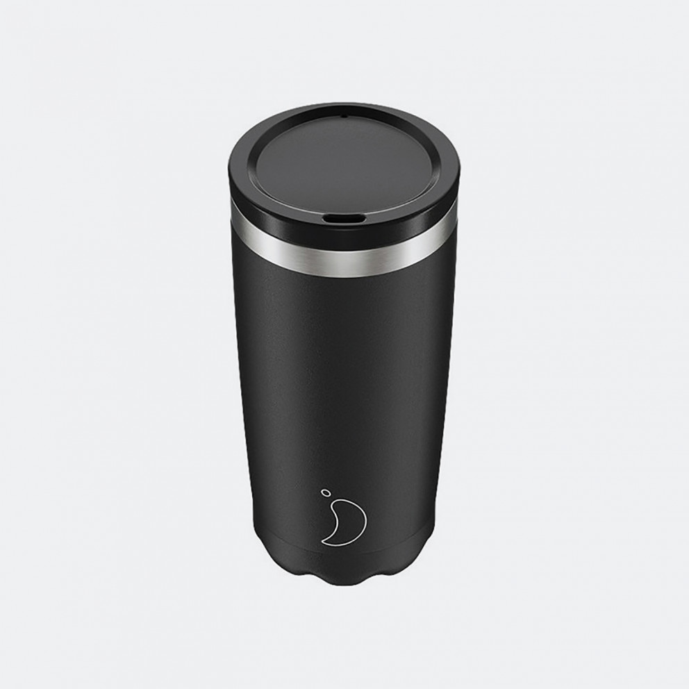 Chilly's Coffee Cup Matte Black Ανοξείδωτο Ποτήρι Θερμός 500 ml