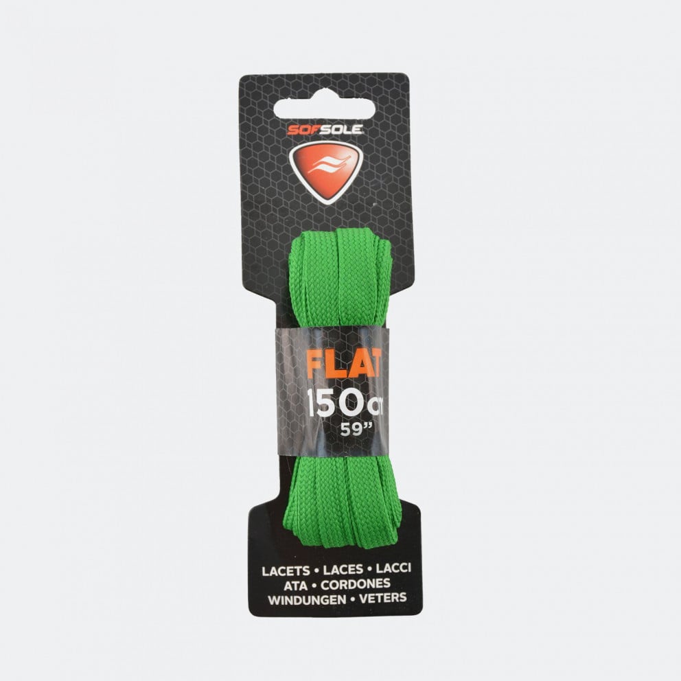 SofSole Flat Green Laces 150 Cm