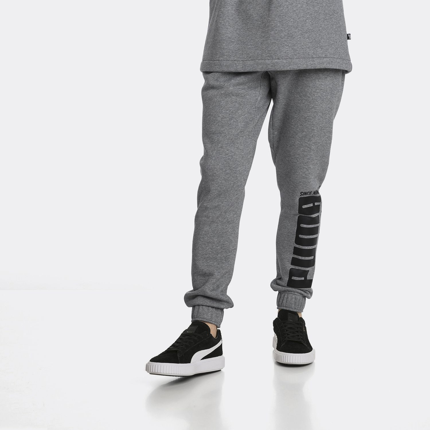 mens puma fleece pants