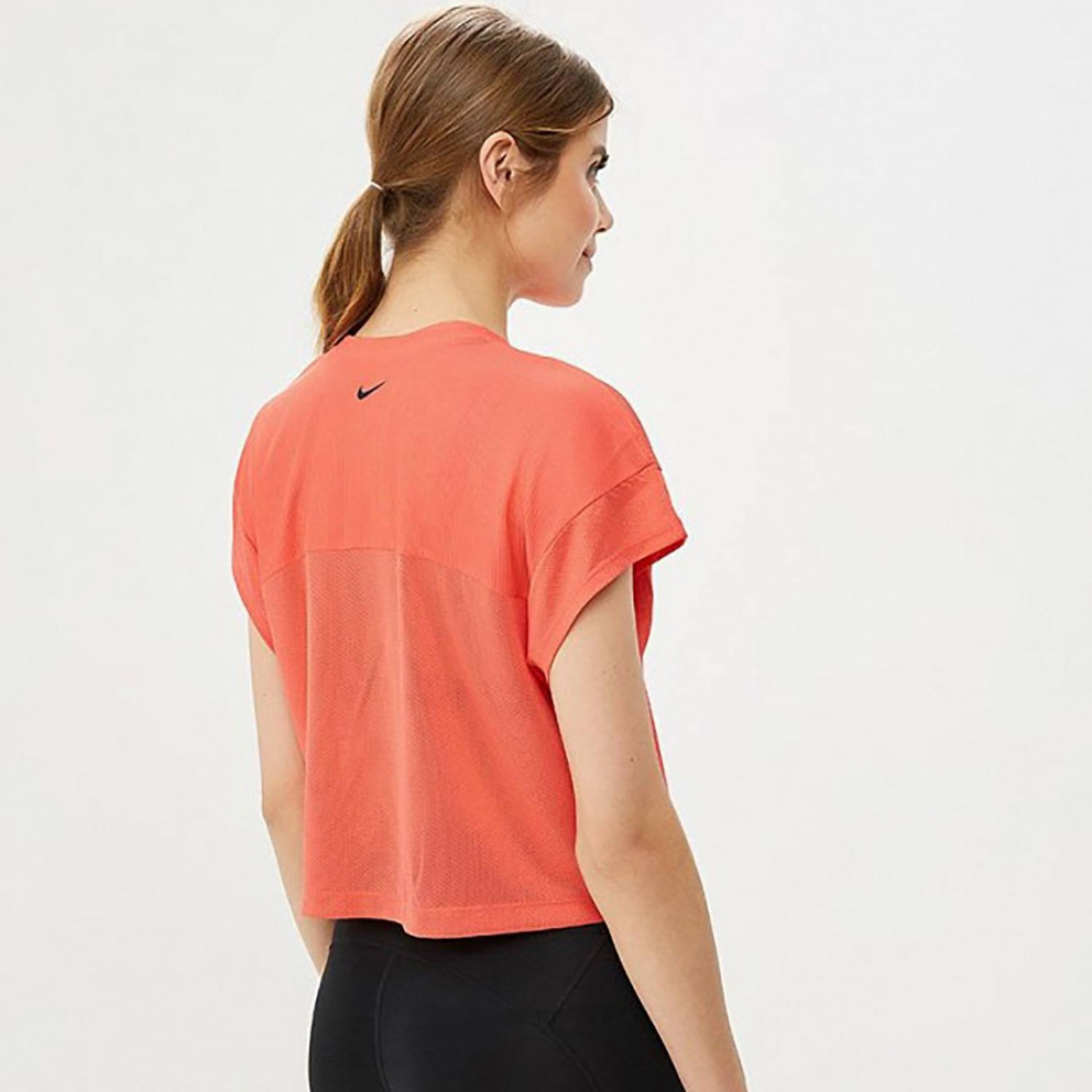 Nike Women’S Dri-Fit Short SLeeve Top - Γυναικείο Μπλοζάκι