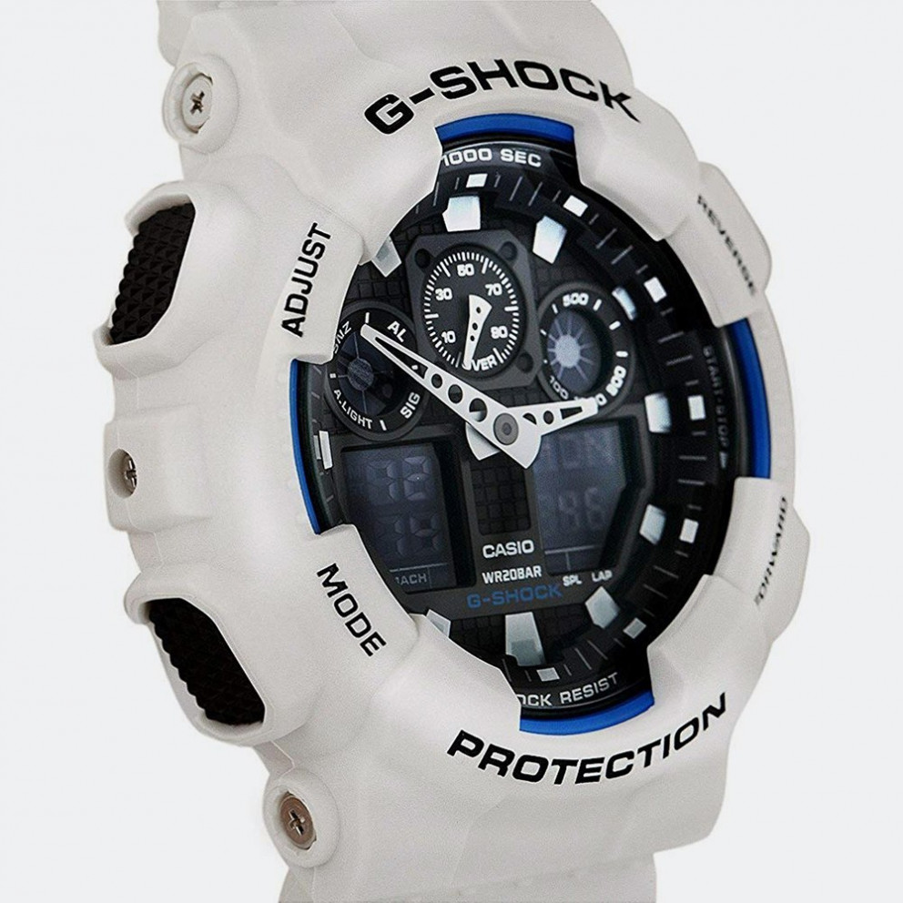 2018 GA - - Shock ΛΕΥΚΟ 100B Men\'s Casio of teams list state Watch - gauntlet 7AER - G adidas