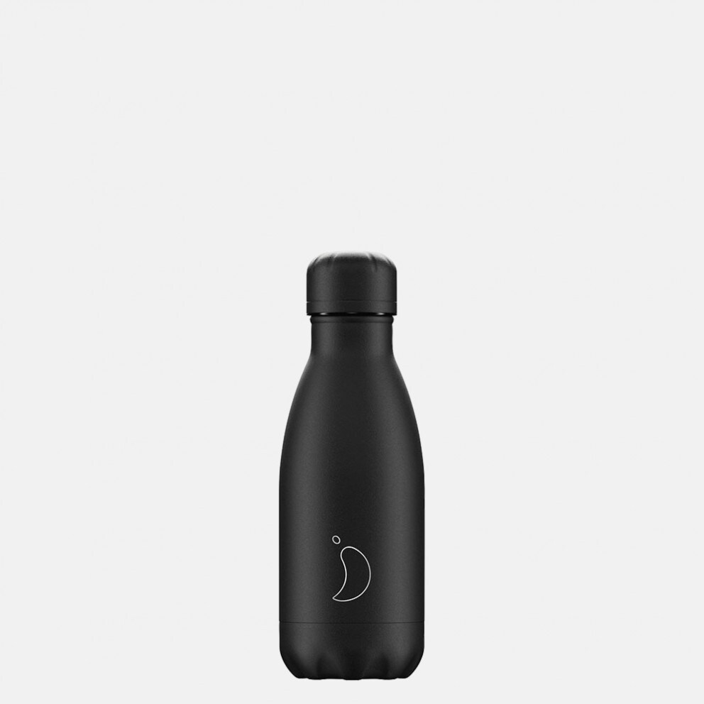 Chilly's All Black Original Μπουκάλι Θερμός 260ml