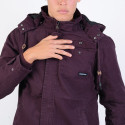 Emerson Men's Washed Jacket With Det/ble Hood