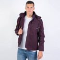 Emerson Men's Washed Jacket With Det/ble Hood