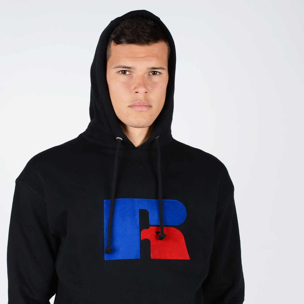 Russell MIKE - LARGE FLOCK LOGO HOODY