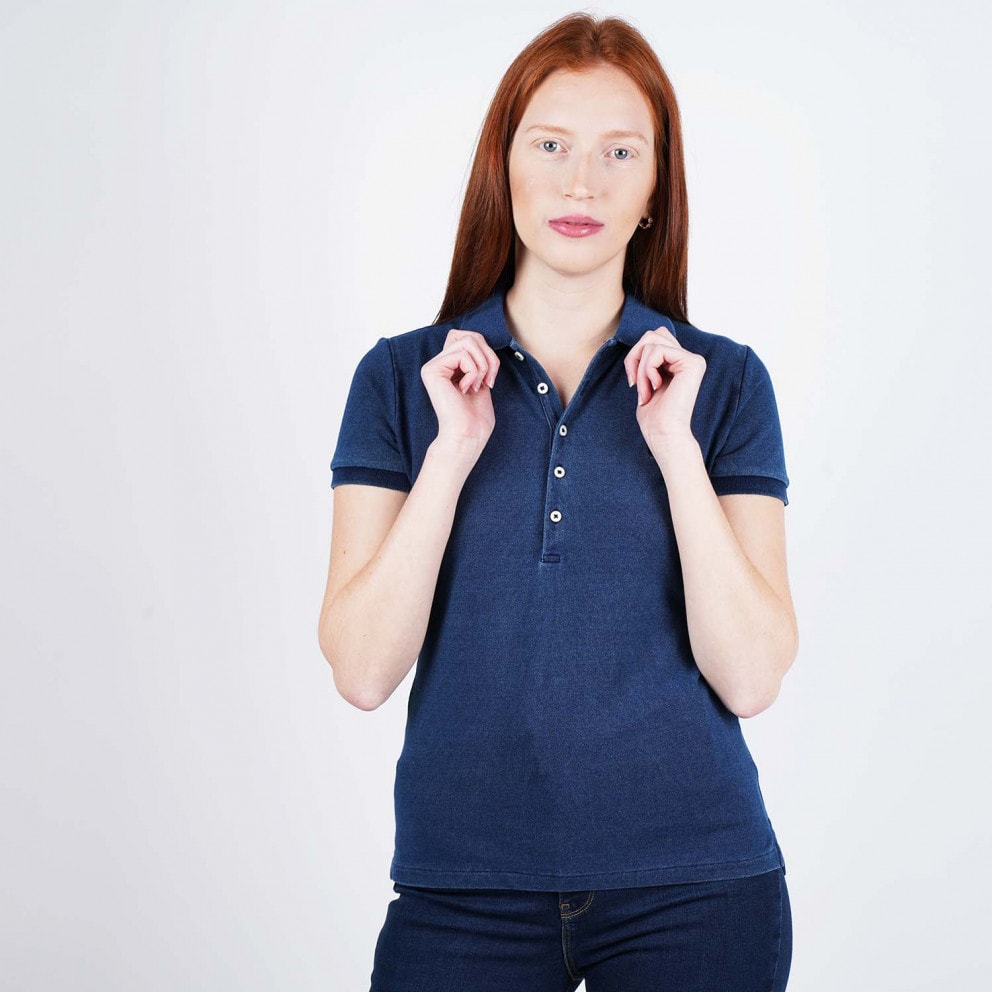 pinstripe baseball polo in grey SKINNY K Dark Indigo 211505654