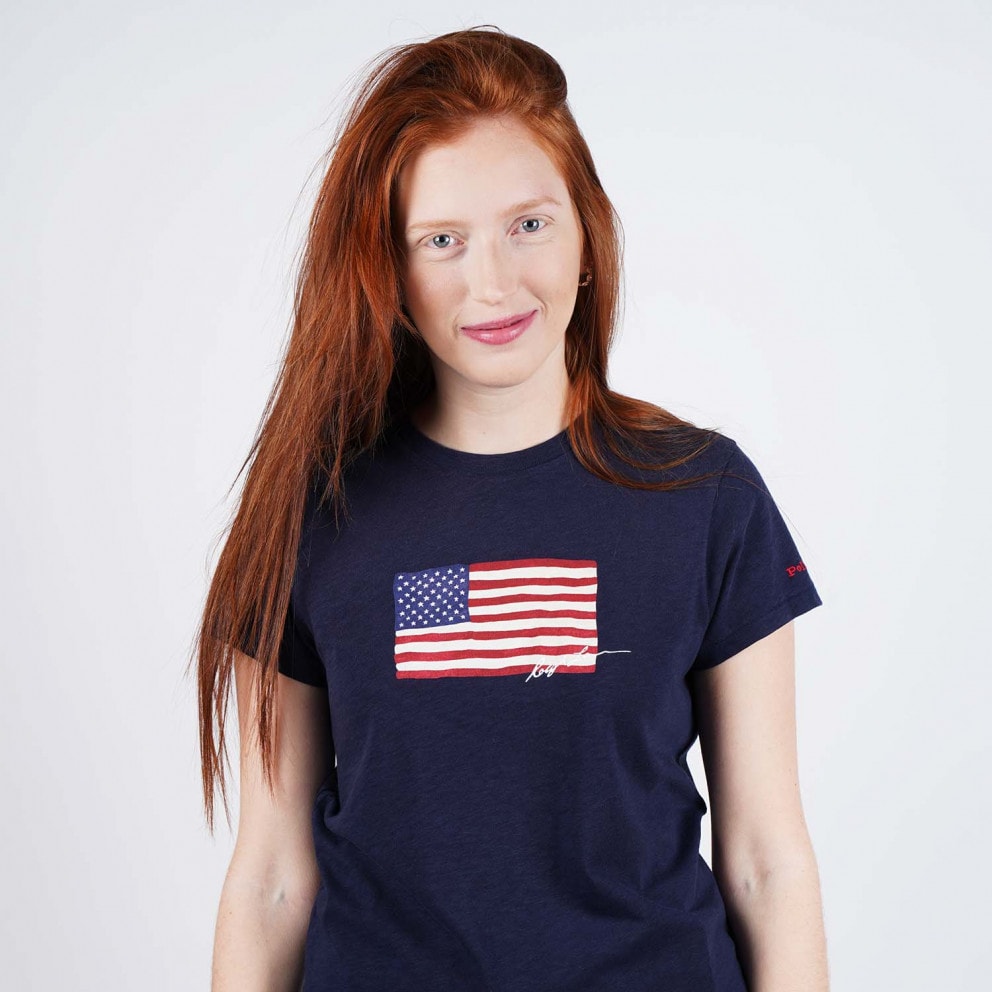 Polo Ralph Lauren Navy Flag Women's T-Shirt