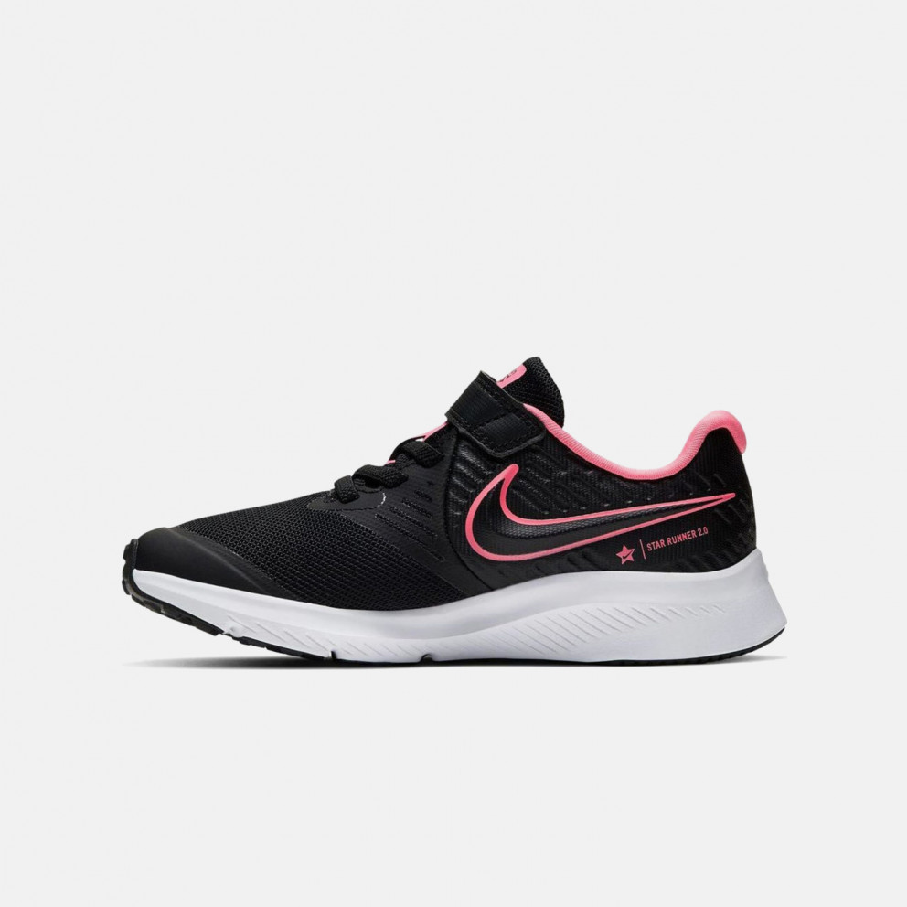nike star runner 2 black and white