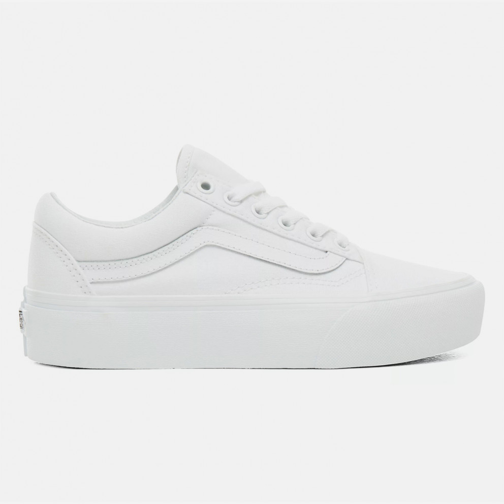 vans old skool platform beige