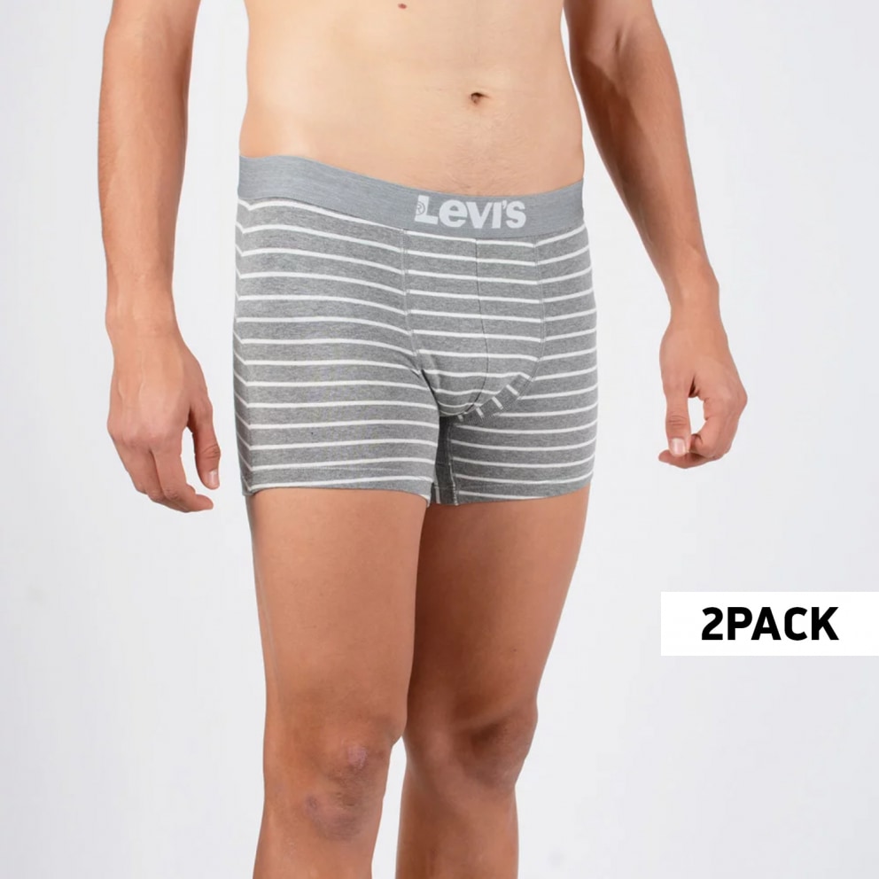 Levi's Men's 2-Pack Vintage Stripe Yd Boxer Brief