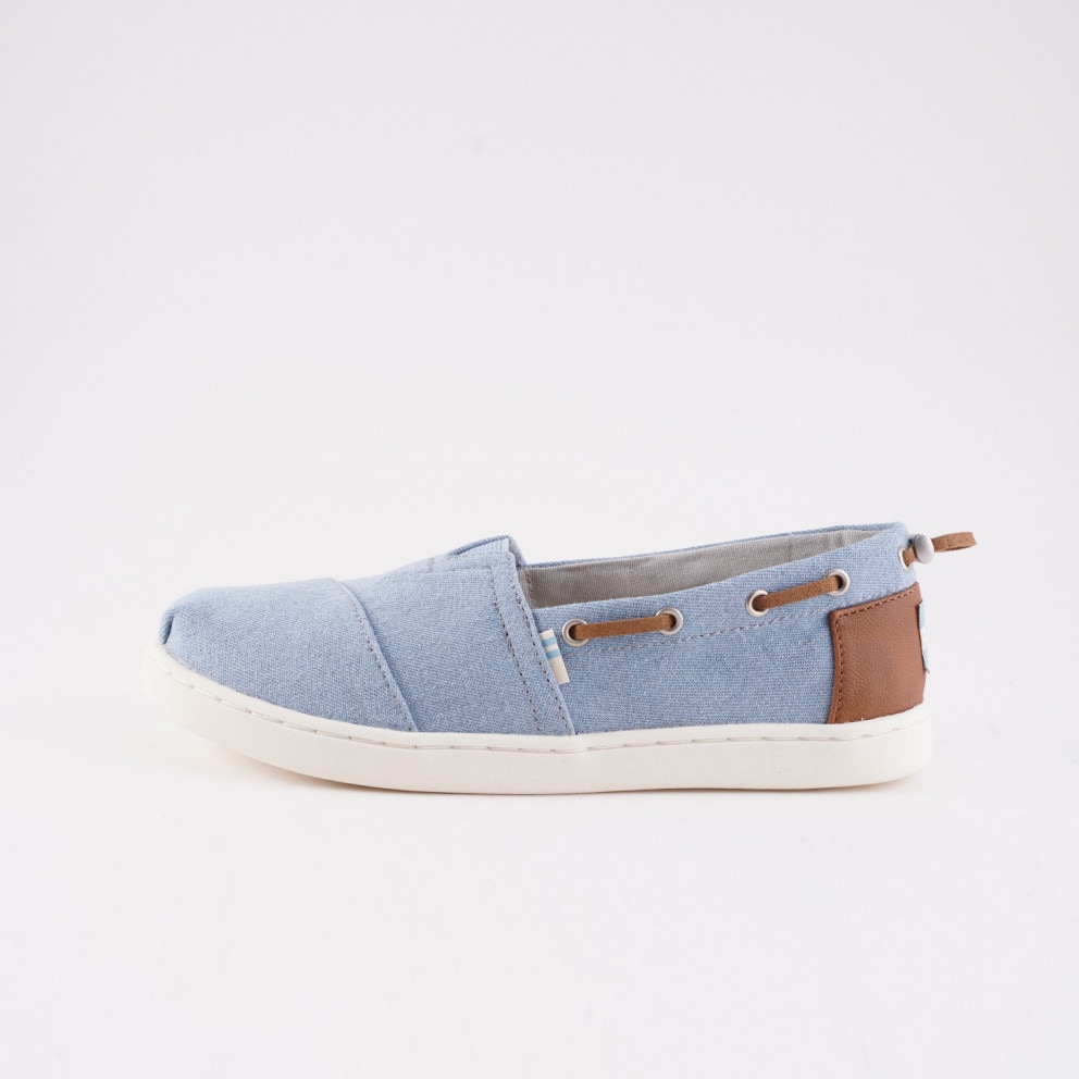 TOMS Navy Denim Kids' Espadrilles