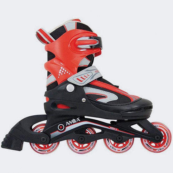Amila Πατινια Inline Skate 30-33 Κοκκινο-Μαυρο