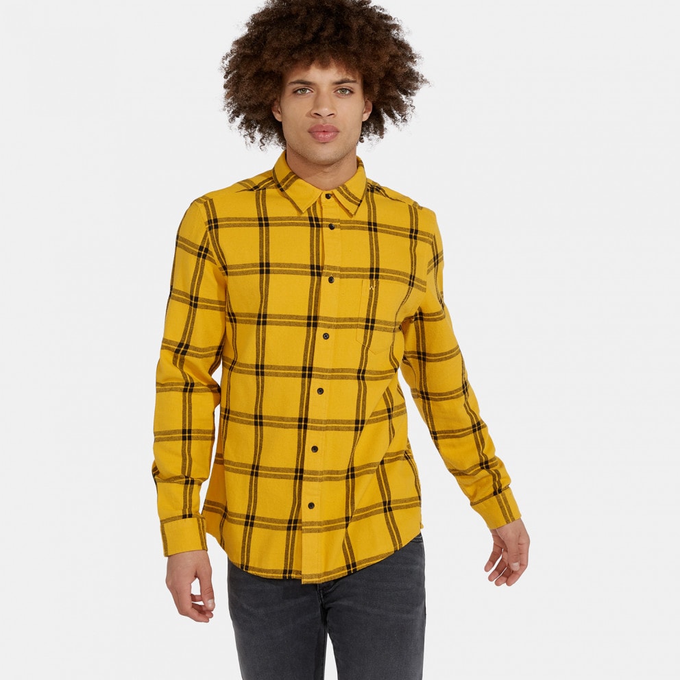Wrangler Ls 1Pkt Shirt Mineral Yellow