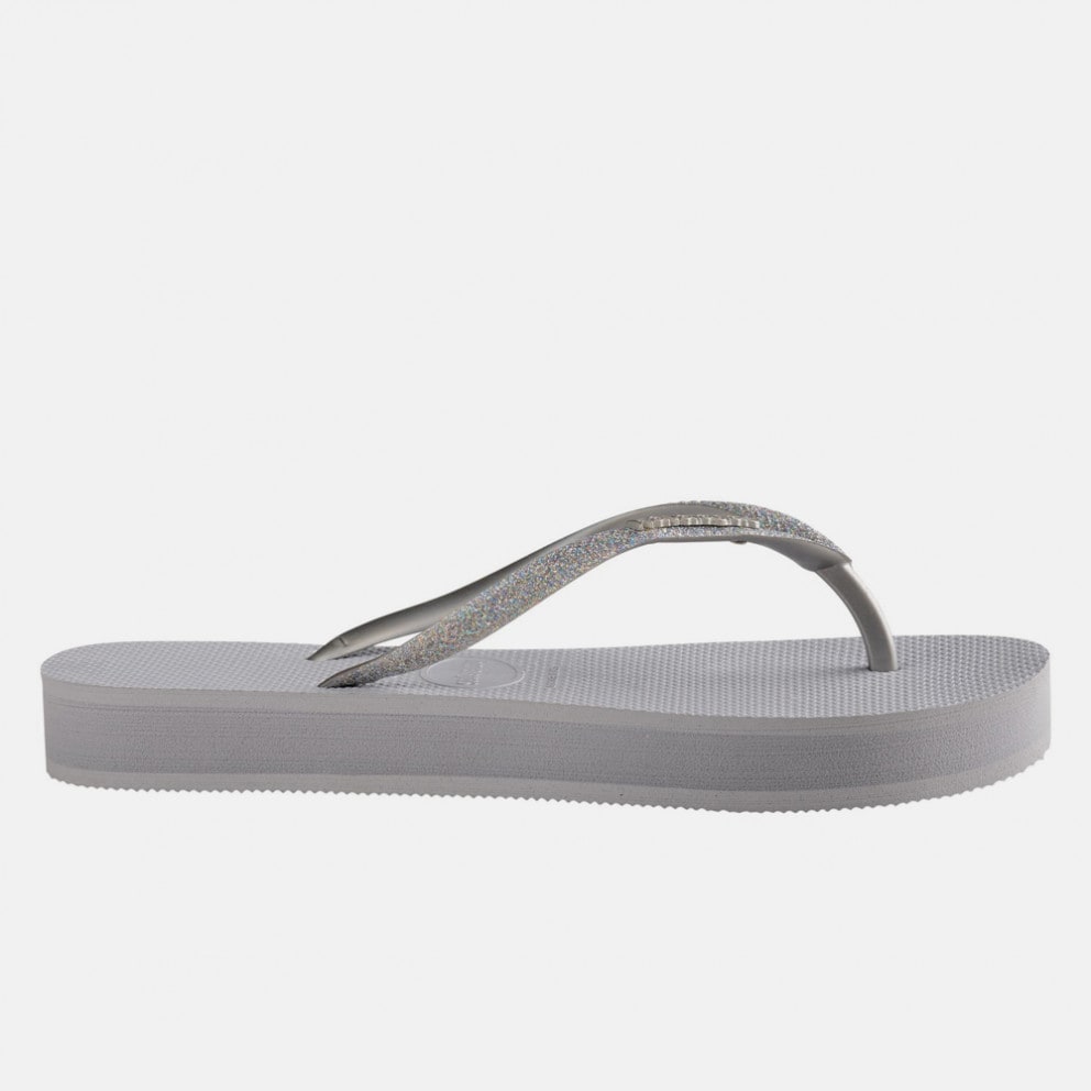 Havaianas Slim Flatform Glitter Flip Flops