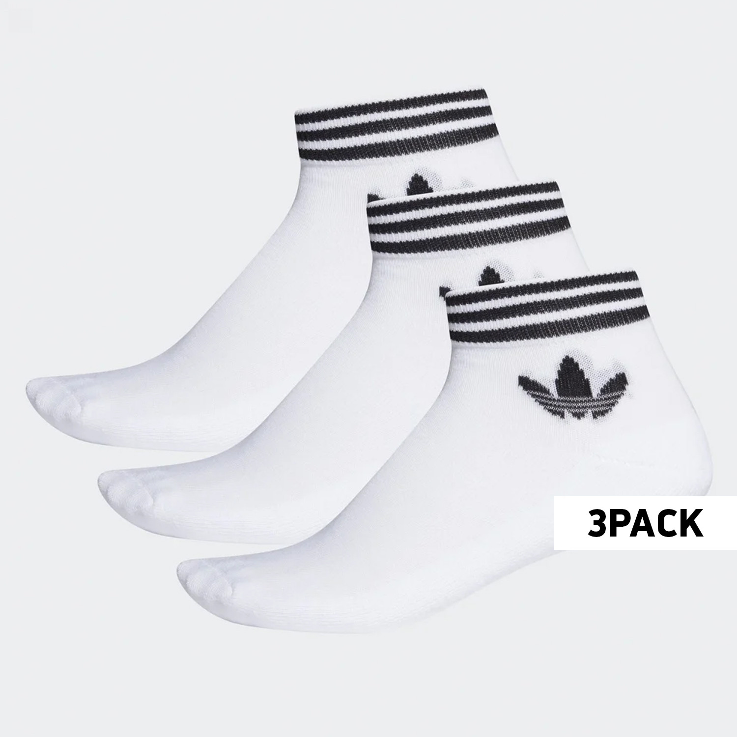 adidas Originals Trefoil Ankle Socks 3 Pairs (9000031755_1540)