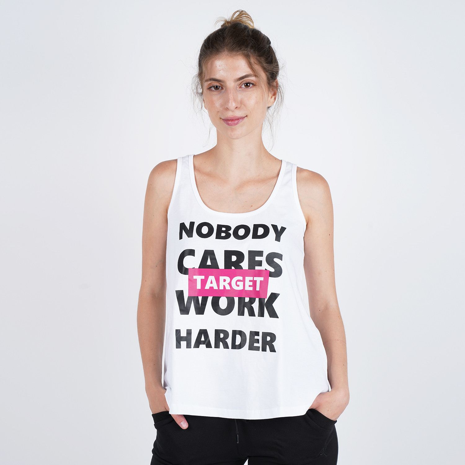 Target 'Work Harder' Γυναικεία Αμάνικη Μπλούζα (9000053643_3198)
