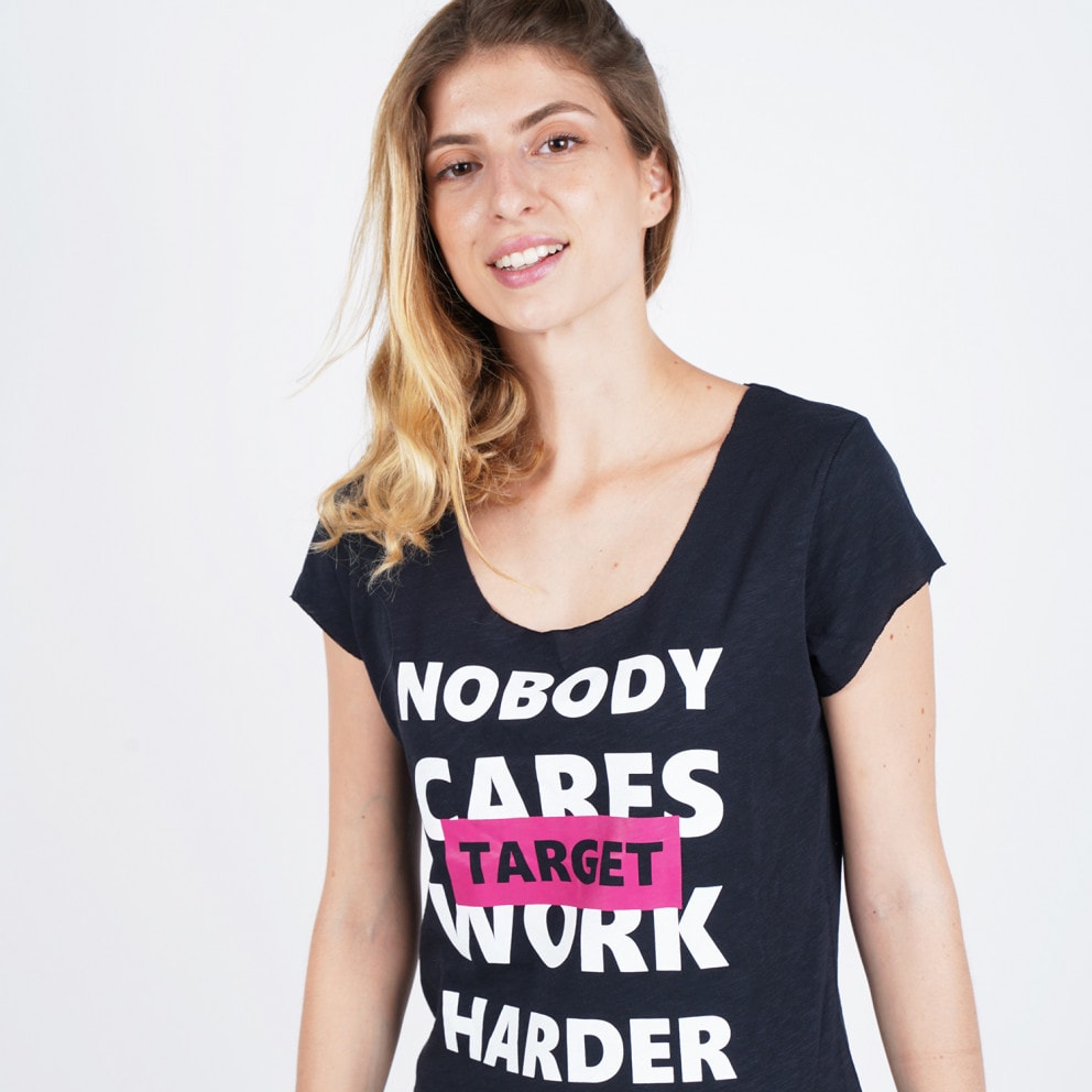 Target Loose Top Καλτσα Φλαμα "work Harder"