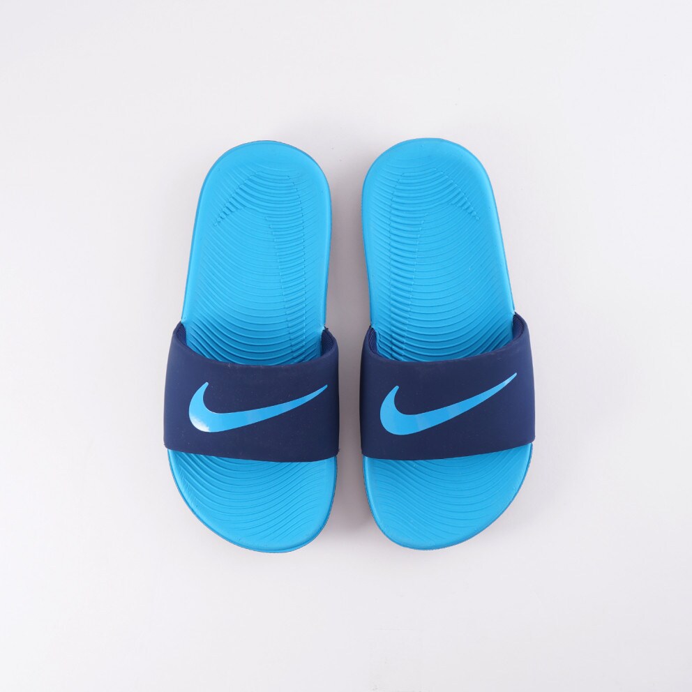 nike kawa slide junior blue