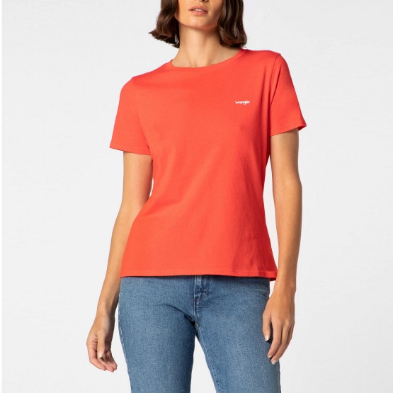 Wrangler Sign Off Tee Bittersweet Red