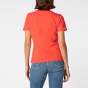 Wrangler Sign Off Tee Bittersweet Red Γυναικεία Μπλούζα