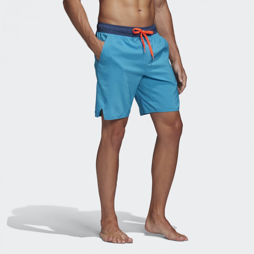 adidas performance green swimming shorts