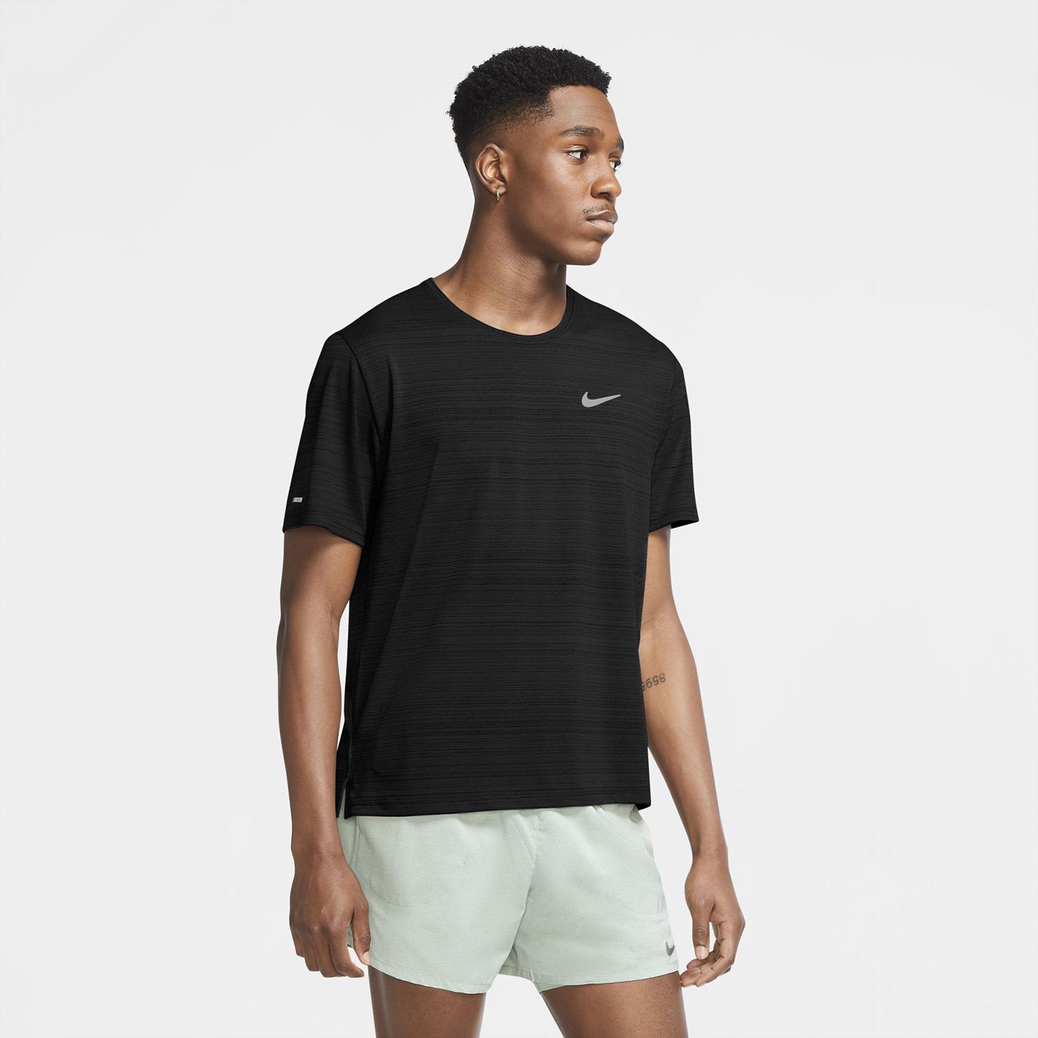Nike Dri-FIT Miler Ανδρικό T-Shirt για Τρέξιμο (9000055188_8621)