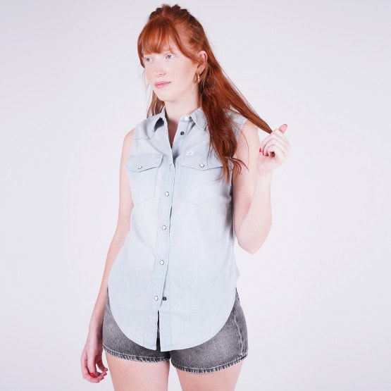 Lee Sleeveless Shirt Sterling Blue