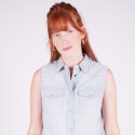 Lee Sleeveless Shirt Sterling Blue Γυναικεία Μπλούζα