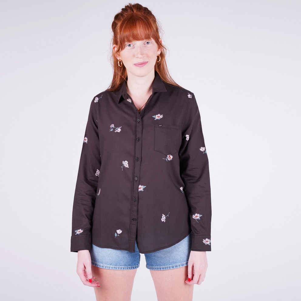 Lee One Pocket Shirt Faded Black Γυναικείο Πουκάμισο