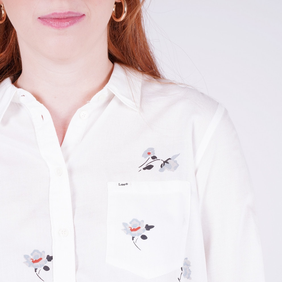 Lee One Pocket Shirt White Canvas