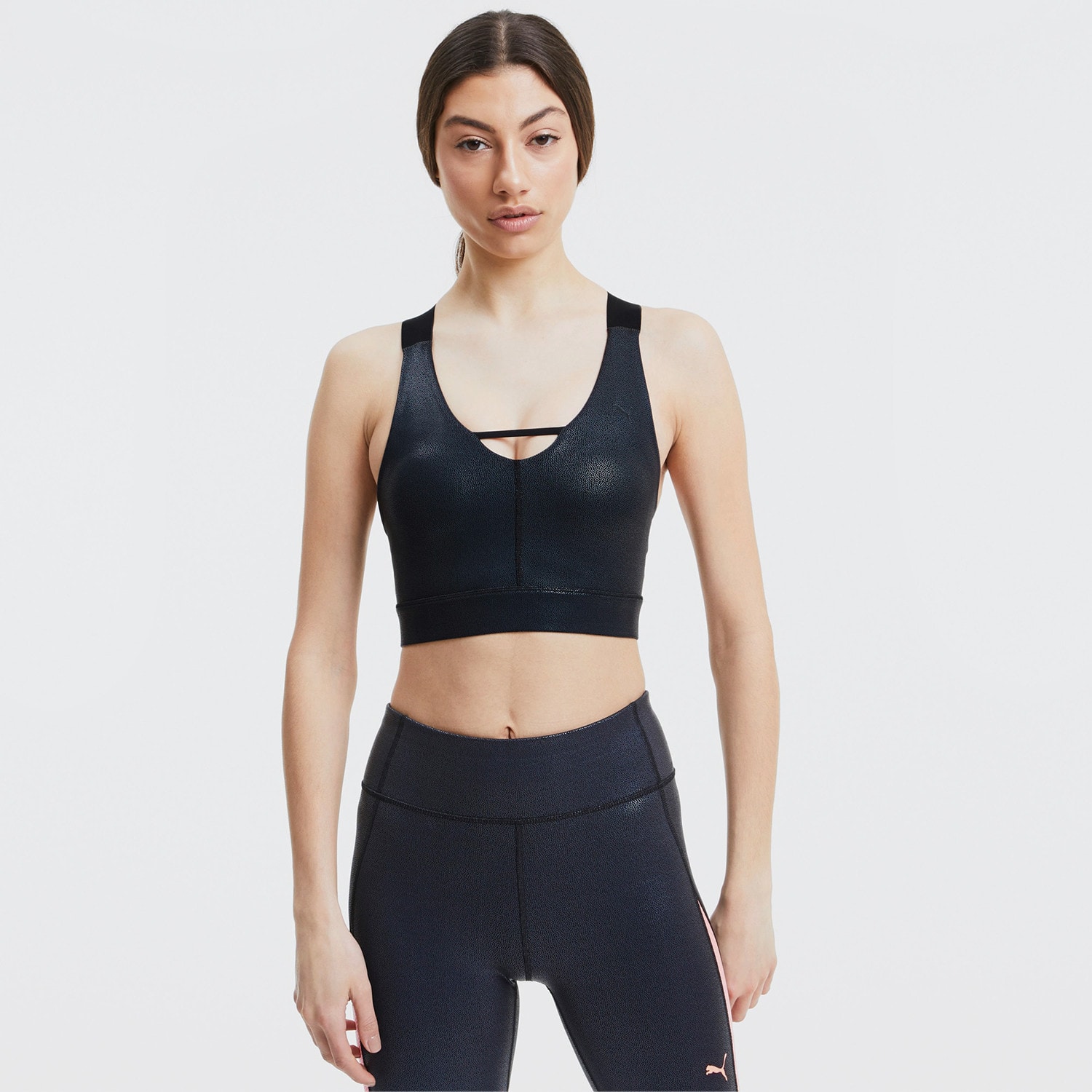  Puma Mid Impact Pearl Bra Γυναικείο Αθλητικό Σουτιέν (9000056997_22489) 2025