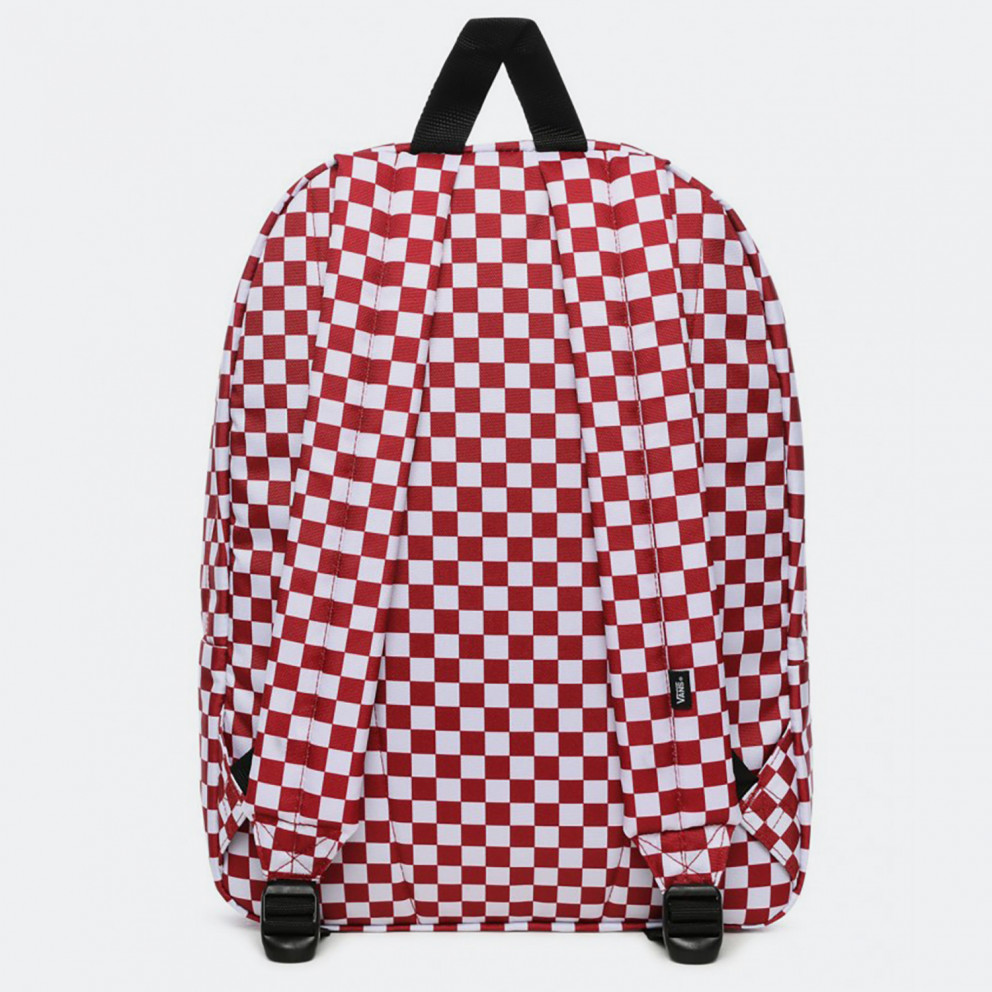 light pink checkered vans backpack