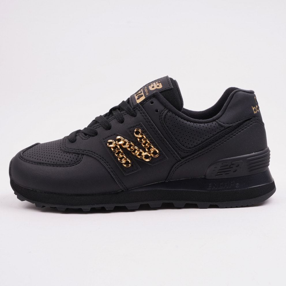 New Balance 574 Women's Shoes-Black WL574HNQ