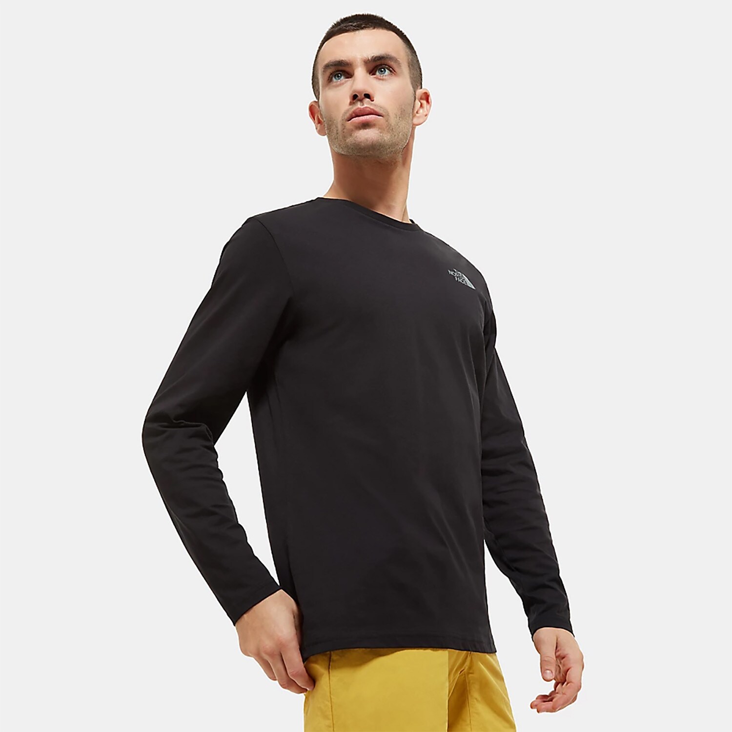 Sweatshirt mit Schnallen Blau - THE NORTH FACE Easy Men's Long Sleeve T -  Shirt Black NFA2TX1KZ2