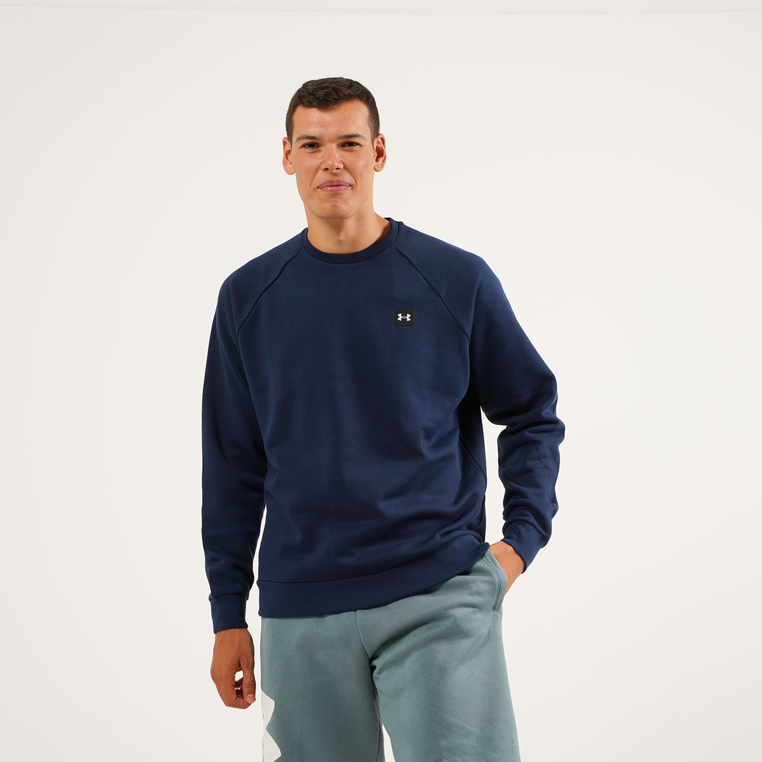 Under Armour Rival Fleece Ανδρική Μπλούζα Φούτερ (9000057391_47115)