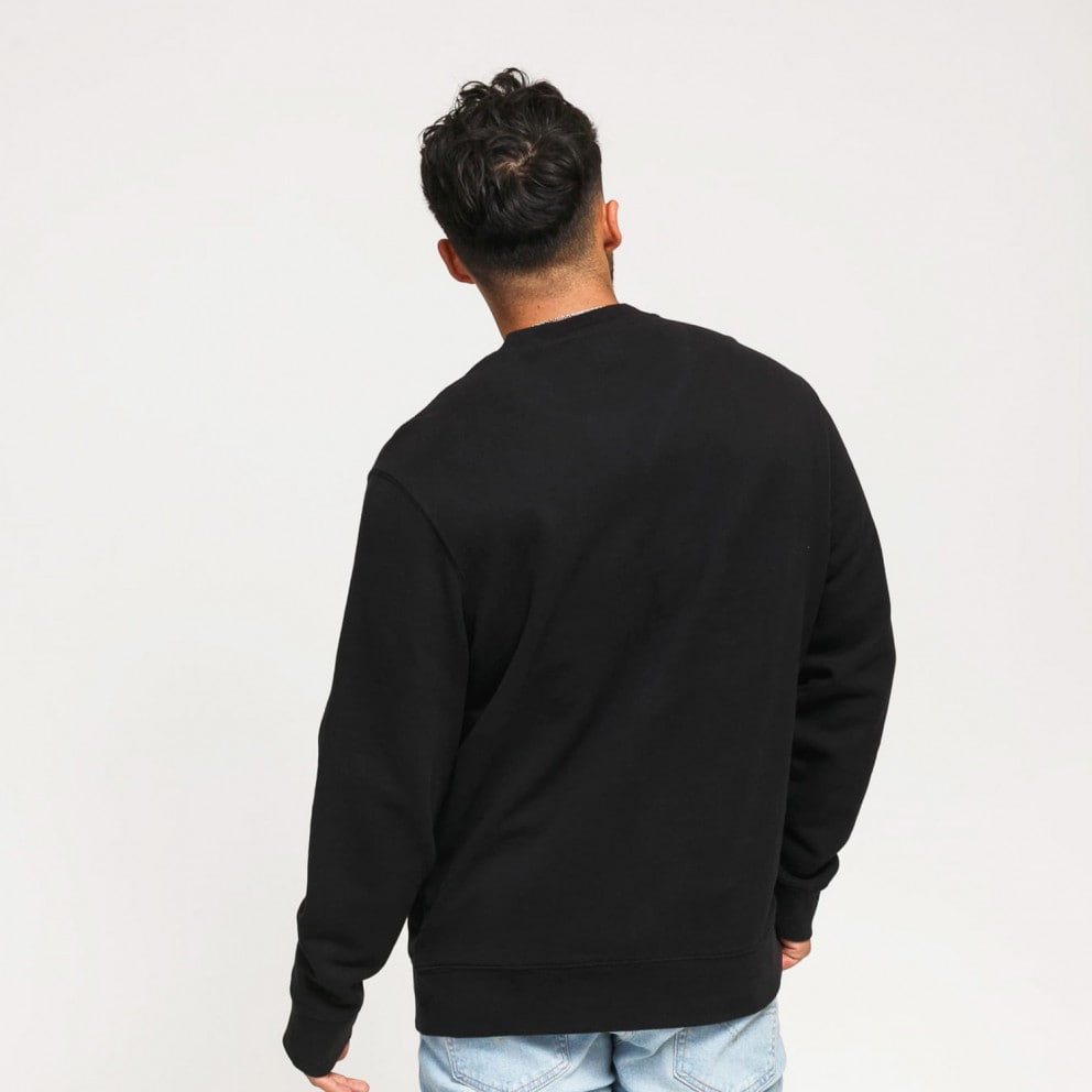 0003 - Levi's New Original Crew Men's Sweatshirt/BLACK 35909 - AF maglione  grey melange wool sweater