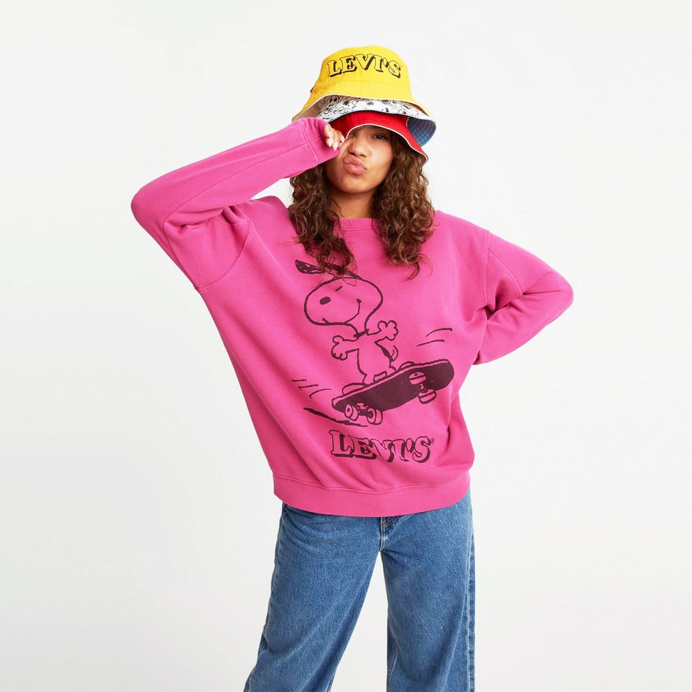 Levi's Unbasic Crew Sweatshirt Snoopy Γυναικεία Μακρυμάνικη Μπλούζα