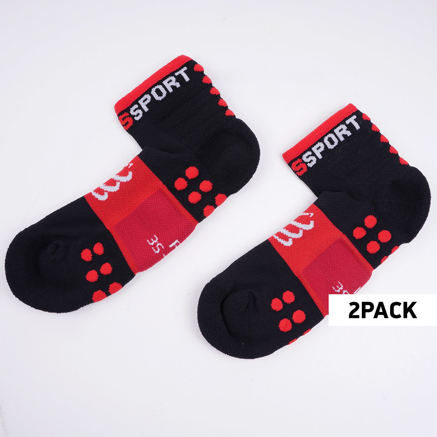 COMPRESSPORT 2-Pack Ανδρικές Κάλτσες για Προπόνηση (9000063444_1469)